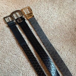 Michael Kors belt bundle